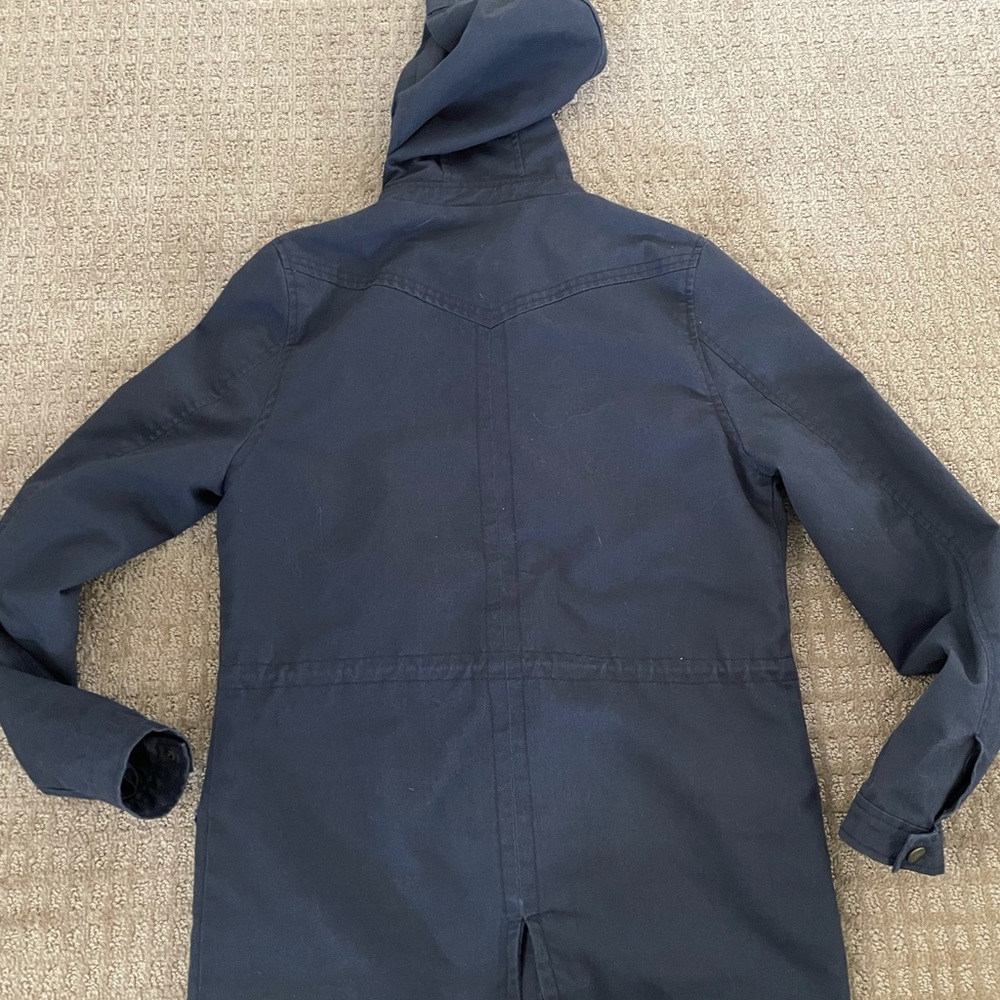 Navy blue barn jacket